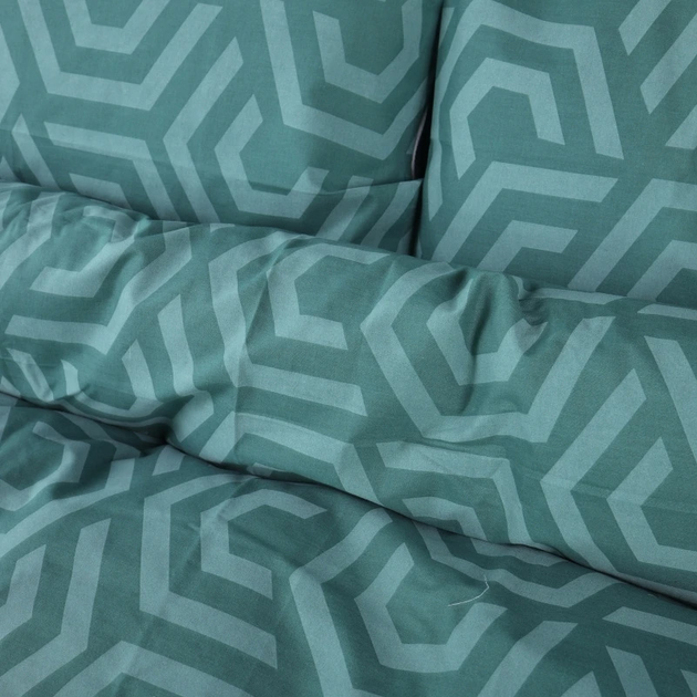 Підковдра MirSon Євро 200х220 см Ranforce Elite 17-0622 Geometry Emerald від Rozetka на платформі USKIDKA Акція на Підковдра MirSon Євро 200х220 см Ranforce Elite 17-0622 Geometry Emerald від Rozetka