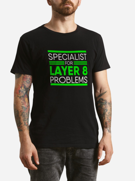 Футболка бавовняна довга чоловіча Ctrl Specialist for layer 8 problems CNTRLB10031 L Чорна з принтом від Rozetka на платформі USKIDKA Акція на Футболка бавовняна довга чоловіча Ctrl Specialist for layer 8 problems CNTRLB10031 L Чорна з принтом від Rozetka