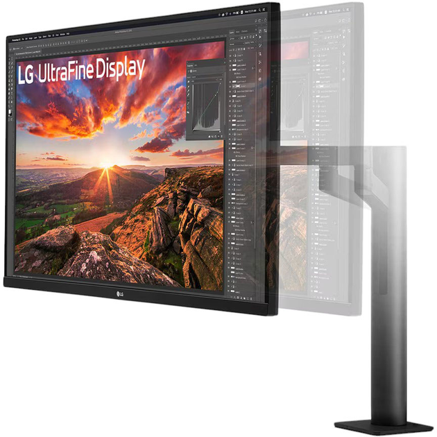 Monitor 32" LG UltraFine IPS 32UN880K-B - obraz 3