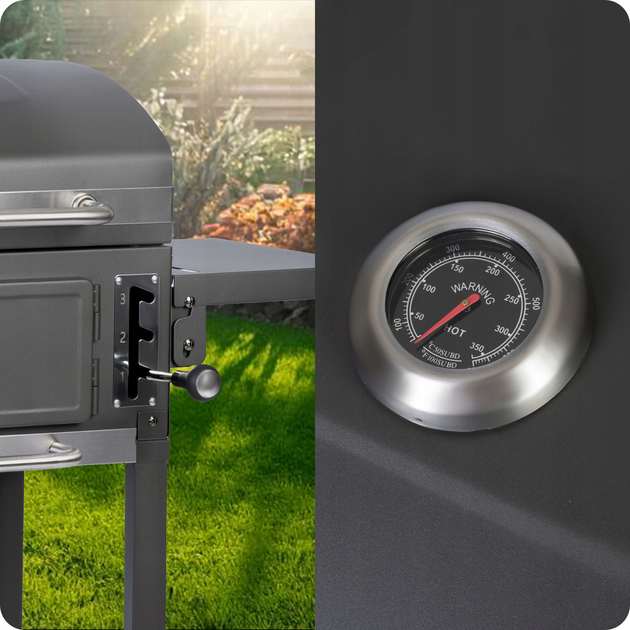 Grill węglowy Berdsen BD-892 szary (5903890625252) - obraz 7