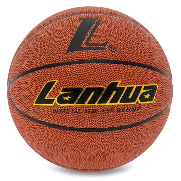 Баскетбольный мяч №7 LANHUA SPORTS Термополиуретан для зала оранжевый BA-9285 - Фото 2 Баскетбольный мяч №7 LANHUA SPORTS Термополиуретан для зала оранжевый BA-9285 - изображение 2