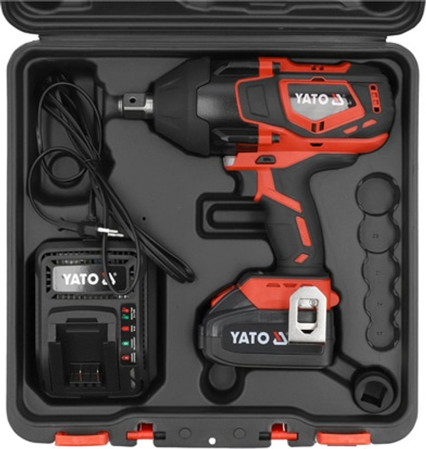 Гайковерт ударний акумуляторний YATO YT-828075 (5906083101809) - зображення 5