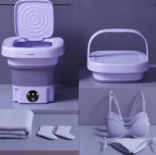 Портативна складна 9 ЛІТРІВ міні-пральна машина Folding Washing Machine - зображення 4
