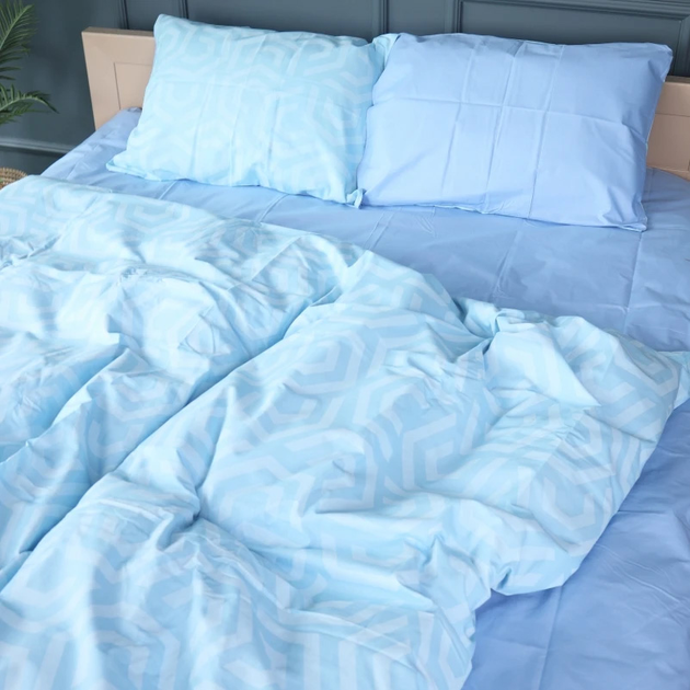Підковдра MirSon Бязь 17-0628 Diamond Blue 200х220 см від Rozetka на платформі USKIDKA Акція на Підковдра MirSon Бязь 17-0628 Diamond Blue 200х220 см від Rozetka