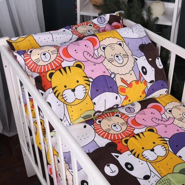 Простирадло MirSon Бязь 17-0674 Rainbow Zoo 150х220 см від Rozetka на платформі USKIDKA Акція на Простирадло MirSon Бязь 17-0674 Rainbow Zoo 150х220 см від Rozetka
