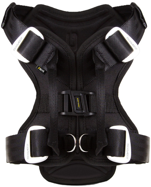 Szelki dla psa EzyDog Drive Harness L 49-106 cm Black (9346036003365) - obraz 3