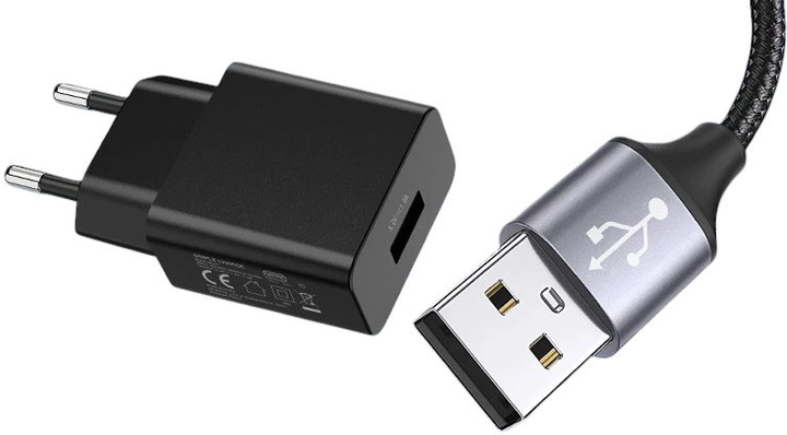 Мережевий зарядний пристрій Hammer Simple Charge 5V 1A Black (AKC001452) - зображення 3