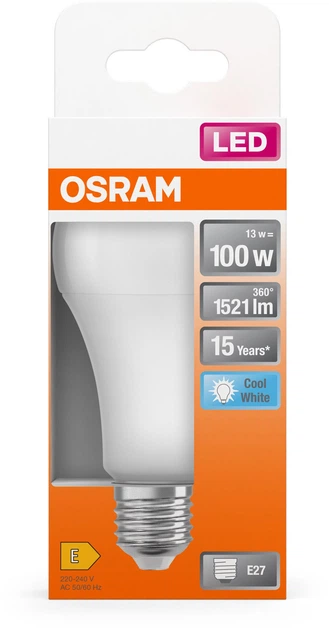 Светодиодная лампа OSRAM SCLA100 13W 1521Lm 4000K E27 (4058075304253) - изображение 2