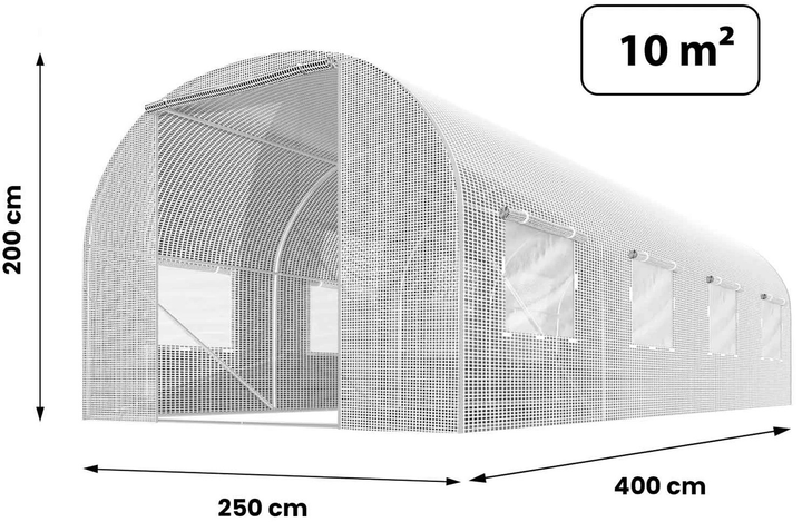 Folia na tunel ogrodowy Plonos 2.5 x 4 m (4974-F) - obraz 5