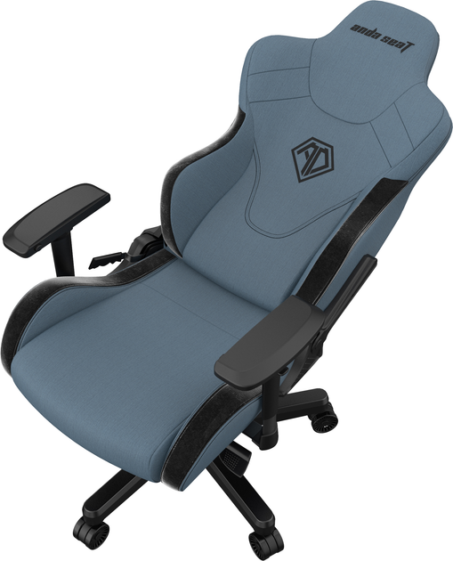 Крісло ігрове Anda Seat T-Pro 2 Size XL Linen Fabric Blue/Black (AD12XLLA-01-SB-F) - зображення 8