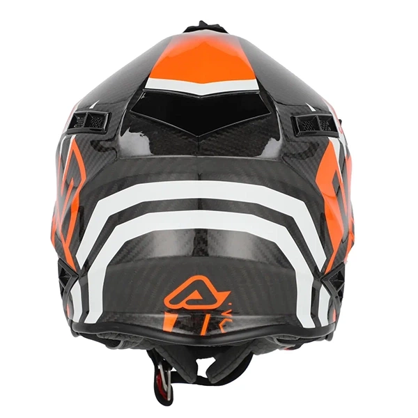Шолом ACERBIS STEEL CARBON 2206 black/orange fluo - L – фото