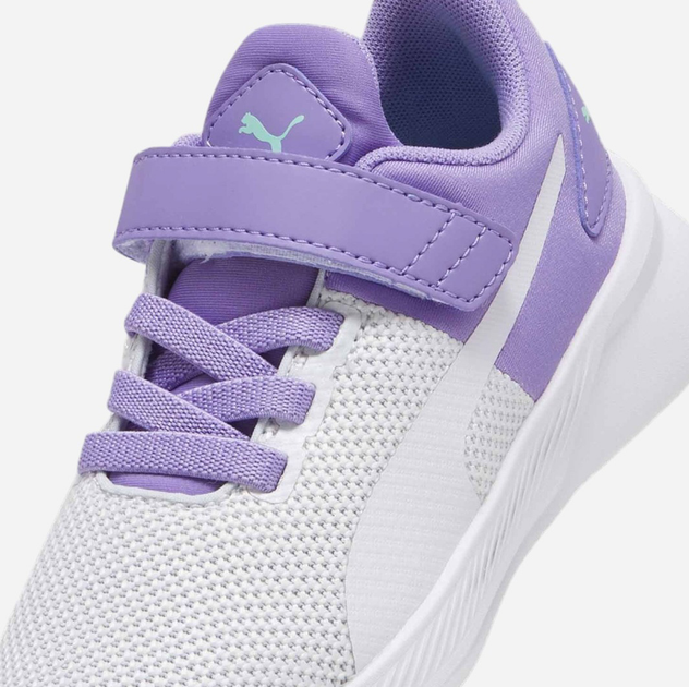 Дитячі кросівки для дівчинки Puma Flyer Runner V Ps 192929-50 30 (11.5UK) Білі/Фіолетові (4067979305709) - зображення 5