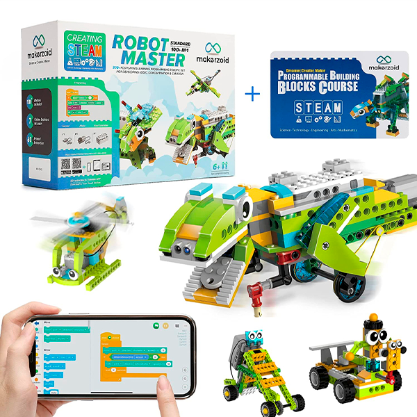 Конструктор Makerzoid Robot Master Standard (370+ деталей, програмований, MKZ-RM-SD) - зображення 2