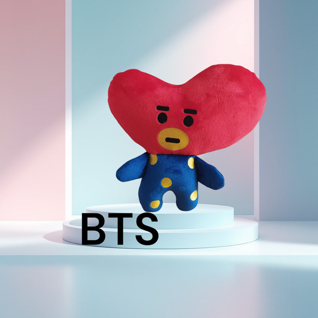 Плюшевая мягкая корейская игрушка 35 см ТАТА tata BT21 группы BTS