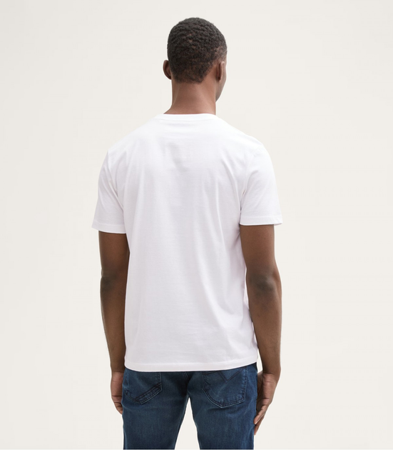 Футболка Tom Tailor Denim XL Білий 1043491-16453 - изображение 2