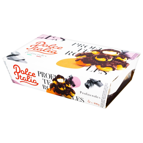 Десерт профитроли Dolce Italia profiteroles 400 г - Фото 1 Десерт профитроли Dolce Italia profiteroles 400 г - изображение 1