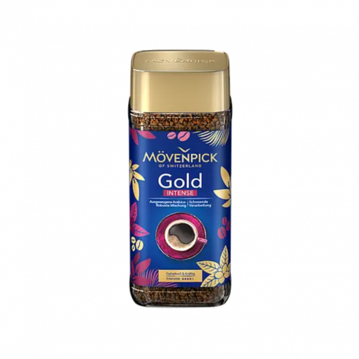 Кава Movenpick Gold Intense розчинна 200 г - Фото 1 Кава Movenpick Gold Intense розчинна 200 г - зображення 1