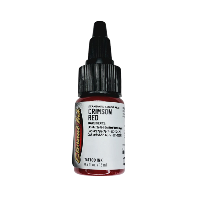 Тату краска Eternal Crimson Red 15мл USA - Фото 2 Тату краска Eternal Crimson Red 15мл USA - изображение 2