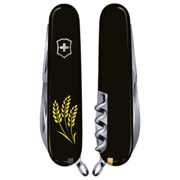 Швейцарський складаний ніж 91мм Victorinox HUNTSMAN UKRAINE 1.3713.3_T1338u - Фото 4 Швейцарський складаний ніж 91мм Victorinox HUNTSMAN UKRAINE 1.3713.3_T1338u - зображення 4
