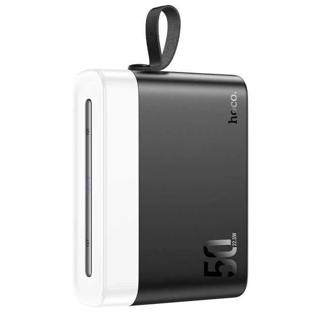 УМБ Power bank HOCO J94A "Overlord" 22.5W 50000 mAh (чорний) - Фото 2 УМБ Power bank HOCO J94A "Overlord" 22.5W 50000 mAh (чорний) - изображение 2