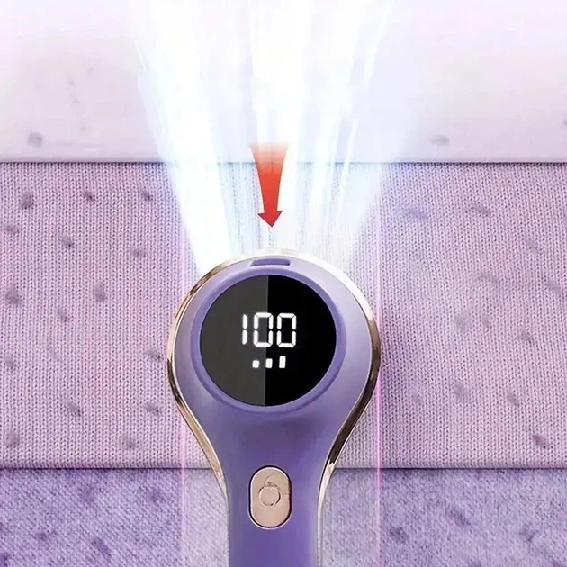 Акумуляторна машинка для стрижки видалення катишок UCC Hair ball trimmer BB-002 для одягу 5 Вт Фіолетовий - зображення 7
