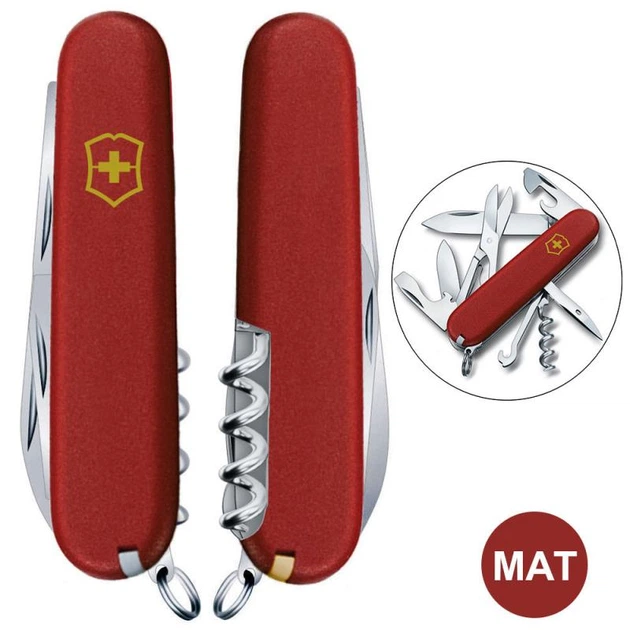 Швейцарский складной нож Victorinox CLIMBER MAT 1.3703.M0008p - Фото 1 Швейцарский складной нож Victorinox CLIMBER MAT 1.3703.M0008p - изображение 1