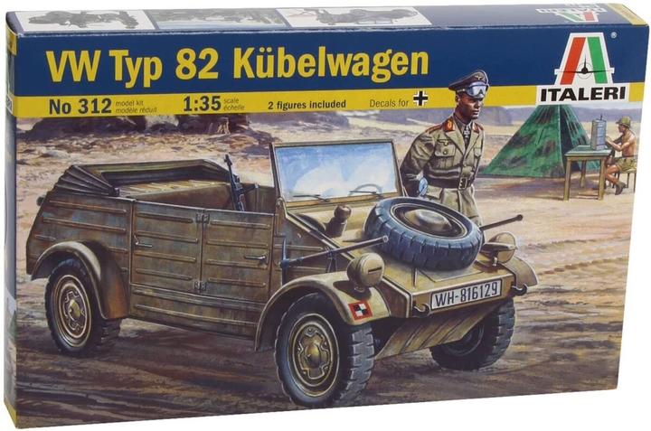 Model plastikowy Italeri VW Typ 82 Kubelwagen (8001283803120) - obraz 1