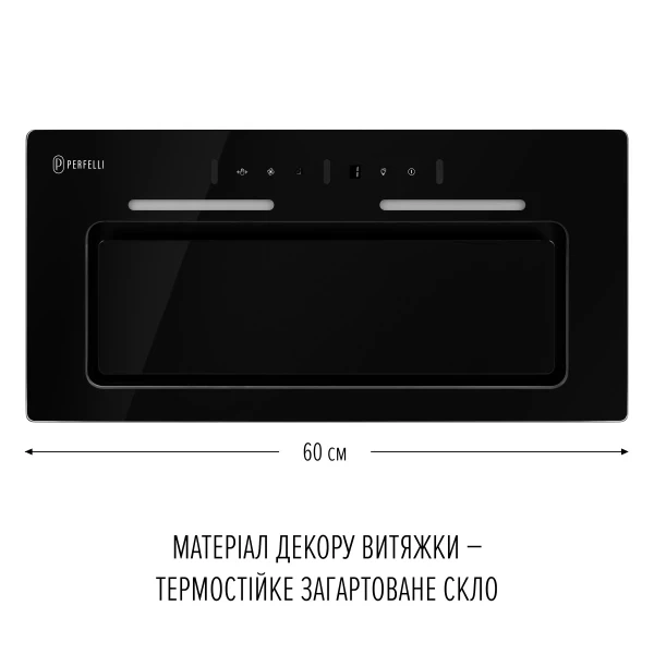 Вытяжка perfelli nuova 6qwrb nero silenzio - изображение 2