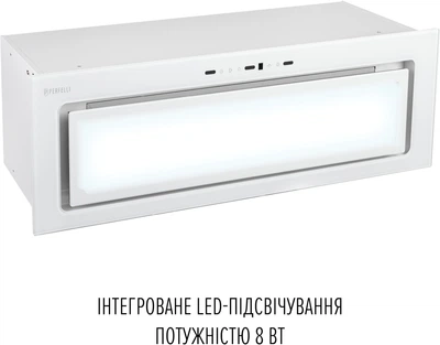 Вытяжка perfelli design vision 9 bianco silenzio - изображение 9