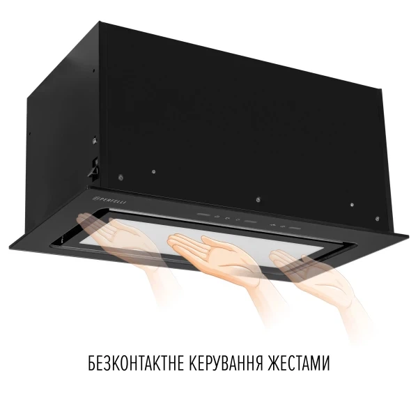 Витяжка perfelli design vision 6 nero silenzio - зображення 2