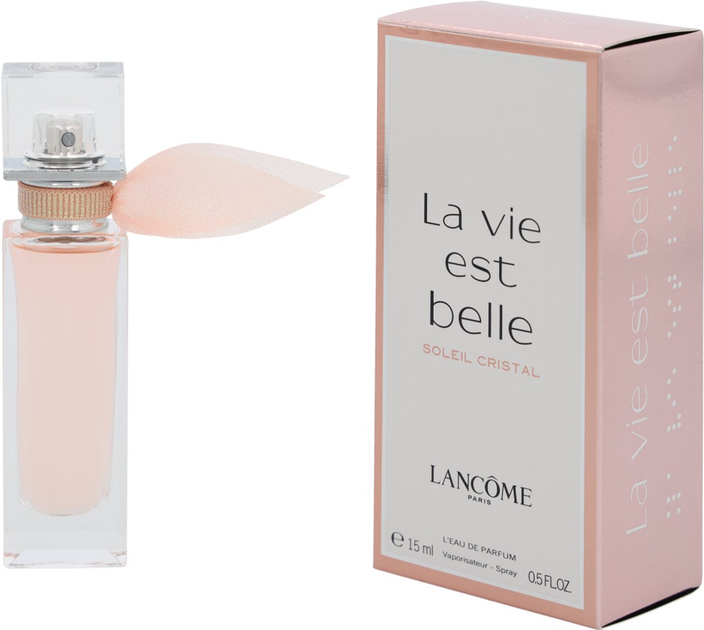 Miniaturka Woda perfumowana damska Lancome La Vie Est Belle Soleil Cristal 15 ml (3614273495585) - obraz 3
