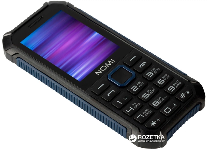 Мобильный телефон Nomi i245 X-Treme Black-Blue – фото, отзывы
