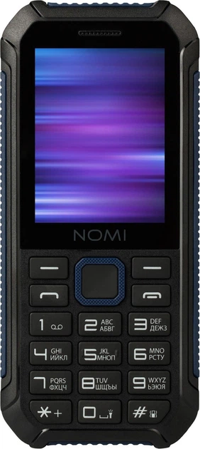 Мобильный телефон Nomi i245 X-Treme Black-Blue – фото, отзывы