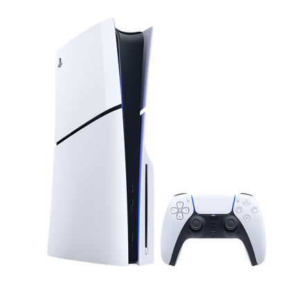 Консоль Sony PlayStation 5 Slim Blu-ray 1TB White - Фото 1 Консоль Sony PlayStation 5 Slim Blu-ray 1TB White - зображення 1