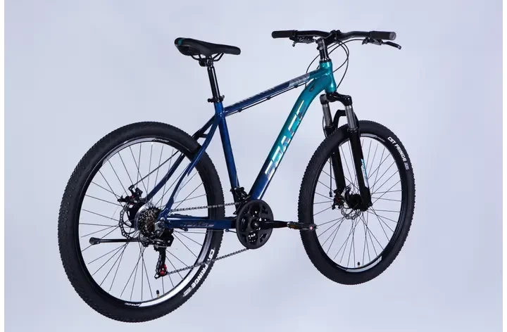 Велосипед AL 27.5" SPACE PHAETON DD FR рама-19" синьо-зелений - изображение 3