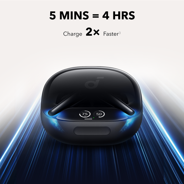 Бездротові навушники TWS Anker SoundCore Liberty 4 Pro Black matte, ANC, HI-Res, 10H Playtime - зображення 6