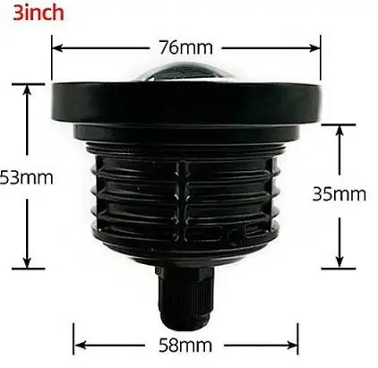 Противотуманные LED фары с ангельскими глазками 76mm 10W 1200lm (2шт) - изображение 4