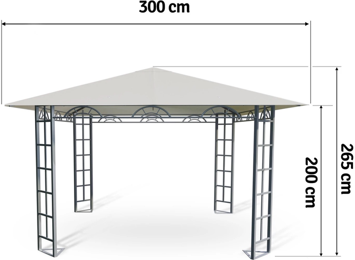 Pawilon ogrodowy Plonos 3x3 m (4934) - obraz 4