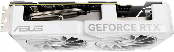 Відеокарта ASUS PCI-Ex GeForce RTX 4060 Ti Dual EVO White OC Edition 8GB GDDR6 (128bit) (2595/18000) (1 x HDMI, 3 x DisplayPort) (DUAL-RTX4060TI-O8G-EVO-WHITE) - Фото 11 Відеокарта ASUS PCI-Ex GeForce RTX 4060 Ti Dual EVO White OC Edition 8GB GDDR6 (128bit) (2595/18000) (1 x HDMI, 3 x DisplayPort) (DUAL-RTX4060TI-O8G-EVO-WHITE) - зображення 11