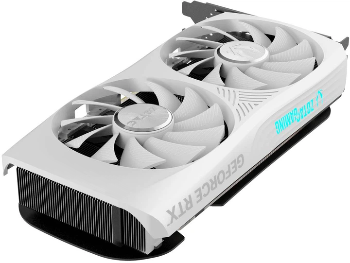 Видеокарта Zotac PCI-Ex GeForce RTX 4060 Ti Twin Edge OC White Edition 8GB GDDR6 (128bit) (2565/18000) (HDMI, 3 x DisplayPort) (ZT-D40610Q-10M) - изображение 3