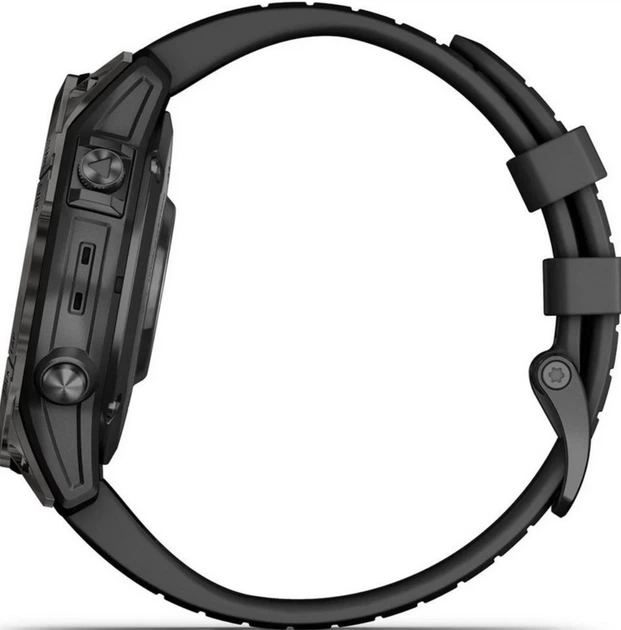 Смарт-годинник Garmin Epix Pro Gen 2 Sapphire 47mm Carbon G. DLC Tit. with Black Band (010-02803-10/11/54) - изображение 4