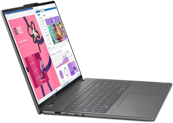 Ноутбук Lenovo Yoga 7 2-in-1 16IML9 16" IPS 1920x1200 60 Гц / Intel Core Ultra 7 155U 1,7 ГГц / Intel Arc Graphics / RAM 16 ГБ / LPDDR5X / SSD 1 ТБ / ОС Windows 11 Home / Вага 2 кг (83DL0002US) - Фото 5 Ноутбук Lenovo Yoga 7 2-in-1 16IML9 16" IPS 1920x1200 60 Гц / Intel Core Ultra 7 155U 1,7 ГГц / Intel Arc Graphics / RAM 16 ГБ / LPDDR5X / SSD 1 ТБ / ОС Windows 11 Home / Вага 2 кг (83DL0002US) - изображение 5