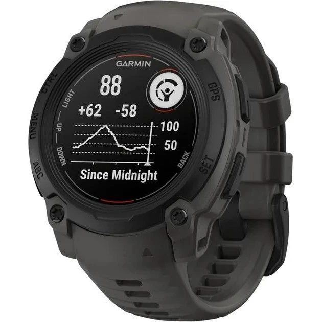 Смарт-часы Garmin Instinct E 40mm Black with Charcoal Band (010-02932-00) - Фото 1 Смарт-часы Garmin Instinct E 40mm Black with Charcoal Band (010-02932-00) - изображение 1
