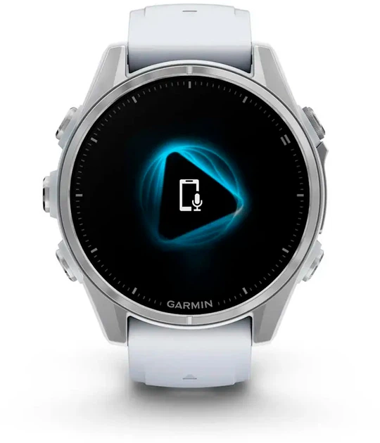 Смарт-годинник Garmin fenix 8 43mm AMOLED Silver with Whitestone Silicone Band (010-02903-00) - зображення 5