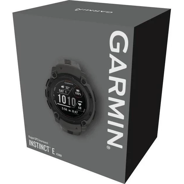 Смарт-часы Garmin Instinct E 40mm Black with Charcoal Band (010-02932-00) - Фото 7 Смарт-часы Garmin Instinct E 40mm Black with Charcoal Band (010-02932-00) - изображение 7