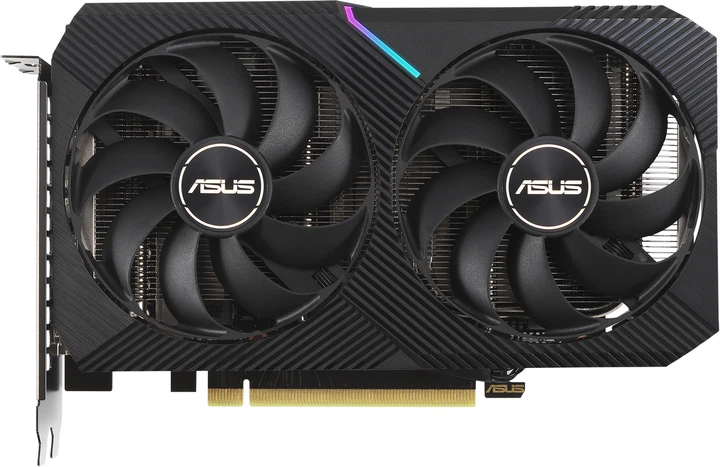 Видеокарта Asus PCI-Ex GeForce RTX 3060 Dual OC V2 LHR 12GB GDDR6 (192bit) (1837/15000) (1 x HDMI, 3 x DisplayPort) (DUAL-RTX3060-O12G-V2) - Фото 1 Видеокарта Asus PCI-Ex GeForce RTX 3060 Dual OC V2 LHR 12GB GDDR6 (192bit) (1837/15000) (1 x HDMI, 3 x DisplayPort) (DUAL-RTX3060-O12G-V2) - изображение 1