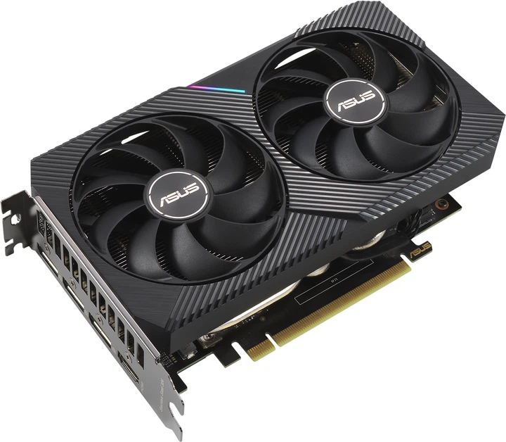 Видеокарта Asus PCI-Ex GeForce RTX 3060 Dual OC V2 LHR 12GB GDDR6 (192bit) (1837/15000) (1 x HDMI, 3 x DisplayPort) (DUAL-RTX3060-O12G-V2) - Фото 2 Видеокарта Asus PCI-Ex GeForce RTX 3060 Dual OC V2 LHR 12GB GDDR6 (192bit) (1837/15000) (1 x HDMI, 3 x DisplayPort) (DUAL-RTX3060-O12G-V2) - изображение 2