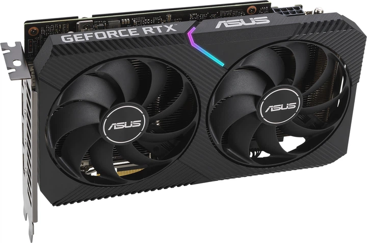 Видеокарта Asus PCI-Ex GeForce RTX 3060 Dual OC V2 LHR 12GB GDDR6 (192bit) (1837/15000) (1 x HDMI, 3 x DisplayPort) (DUAL-RTX3060-O12G-V2) - Фото 3 Видеокарта Asus PCI-Ex GeForce RTX 3060 Dual OC V2 LHR 12GB GDDR6 (192bit) (1837/15000) (1 x HDMI, 3 x DisplayPort) (DUAL-RTX3060-O12G-V2) - изображение 3