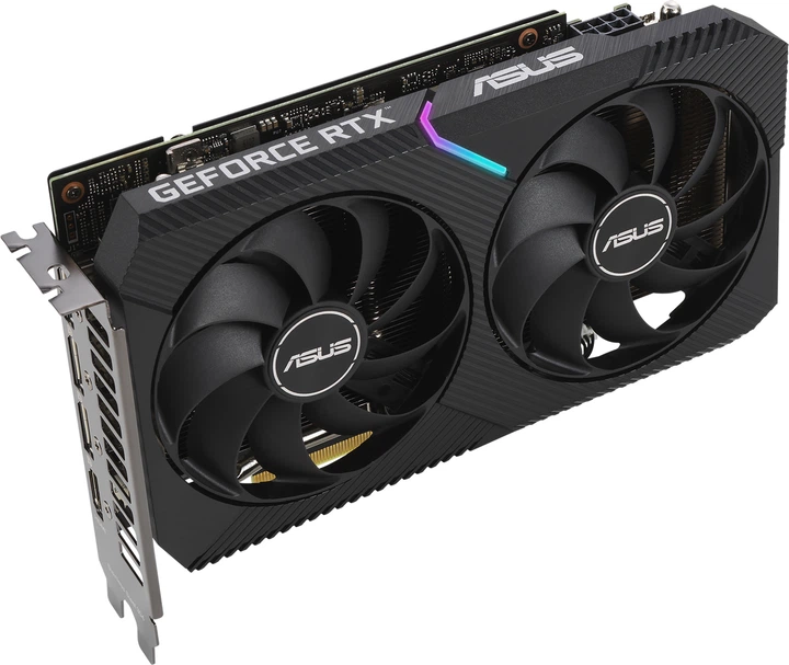 Видеокарта Asus PCI-Ex GeForce RTX 3060 Dual OC V2 LHR 12GB GDDR6 (192bit) (1837/15000) (1 x HDMI, 3 x DisplayPort) (DUAL-RTX3060-O12G-V2) - Фото 4 Видеокарта Asus PCI-Ex GeForce RTX 3060 Dual OC V2 LHR 12GB GDDR6 (192bit) (1837/15000) (1 x HDMI, 3 x DisplayPort) (DUAL-RTX3060-O12G-V2) - изображение 4