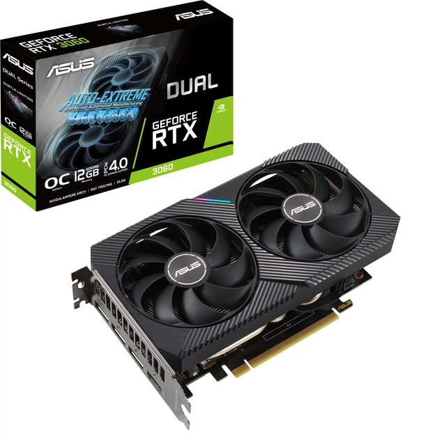 Видеокарта Asus PCI-Ex GeForce RTX 3060 Dual OC V2 LHR 12GB GDDR6 (192bit) (1837/15000) (1 x HDMI, 3 x DisplayPort) (DUAL-RTX3060-O12G-V2) - Фото 9 Видеокарта Asus PCI-Ex GeForce RTX 3060 Dual OC V2 LHR 12GB GDDR6 (192bit) (1837/15000) (1 x HDMI, 3 x DisplayPort) (DUAL-RTX3060-O12G-V2) - изображение 9